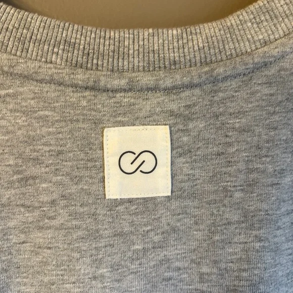 Calia extended‎ shoulder drawstring midi dress with logo patch large - Picture 8 of 8